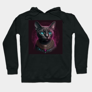 Burmese Cat Shimmer Hoodie